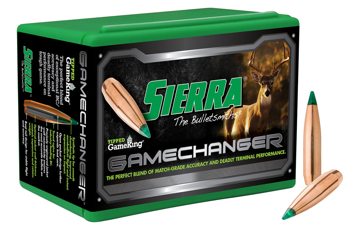 Sierra Tipped GameKing 4110 6mm 100 Grain Hunting Bullets 100ct