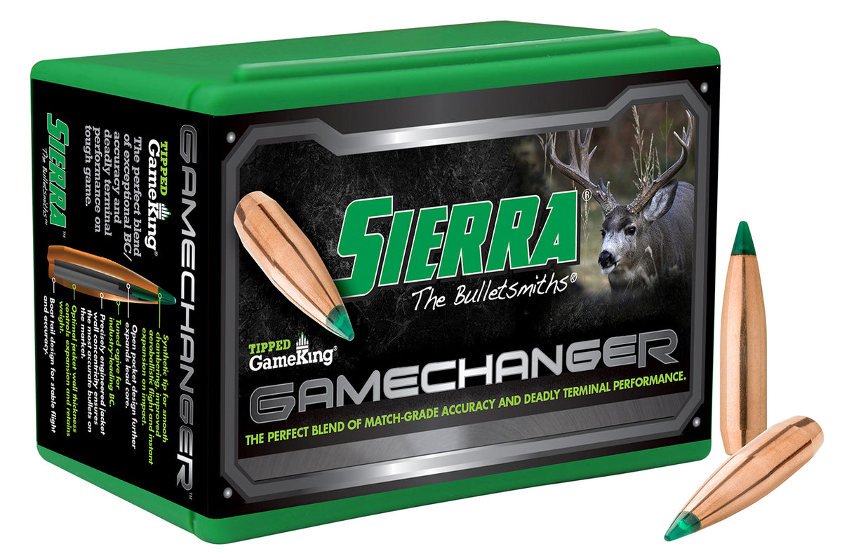 Sierra Tipped GameKing 4550 7mm 150 Grain Hunting Bullets 100ct
