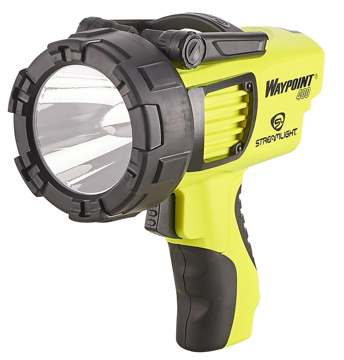 Streamlight 44910 WayPoint 400 LED Spotlight Yellow, 38/600/1400 Lumens, 1265 Meter Range