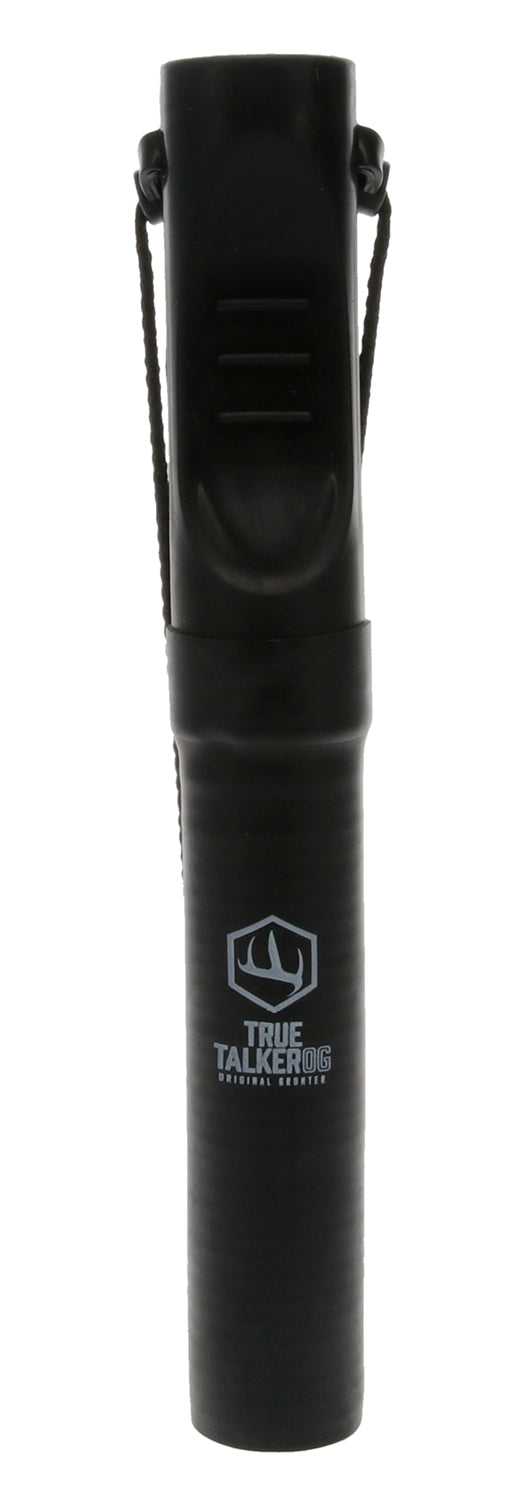 Hunters Specialties 100145 True Talker OG Grunt Call Freeze-Resistant Reed Five Deer Sounds Black Rubber