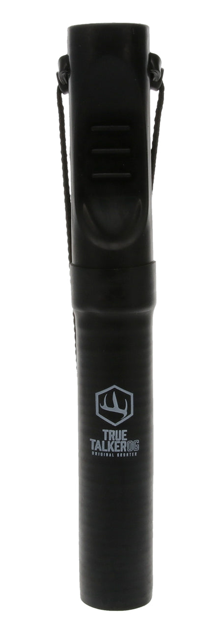 Hunters Specialties 100145 True Talker OG Grunt Call Freeze-Resistant Reed Five Deer Sounds Black Rubber