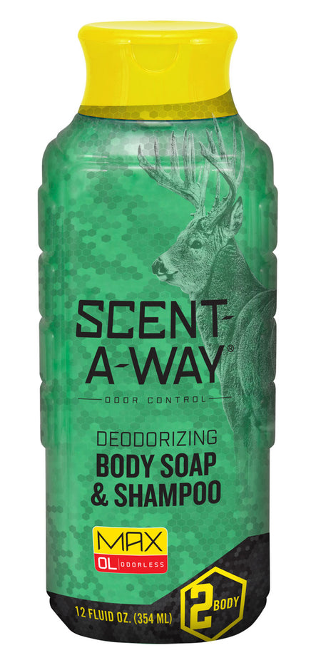 Scent-A-Way 07755 Max Odor Eliminator Green Liquid Soap 12 oz Bottle