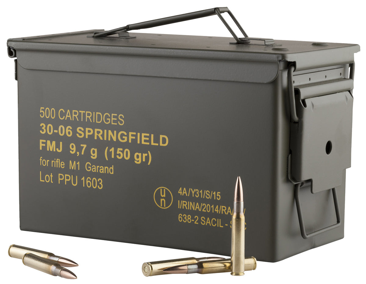 Prvi Partizan  Full Metal Jacket 150 Grain .30-06 Springfield 2745 fps 8605003813743