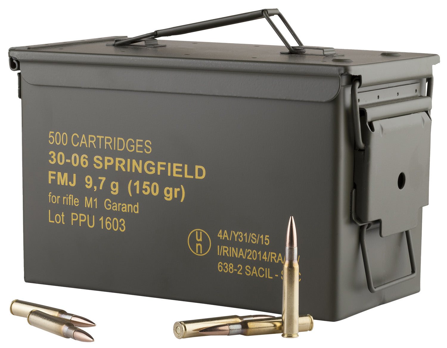 Prvi Partizan  Full Metal Jacket 150 Grain .30-06 Springfield 2745 fps 8605003813743