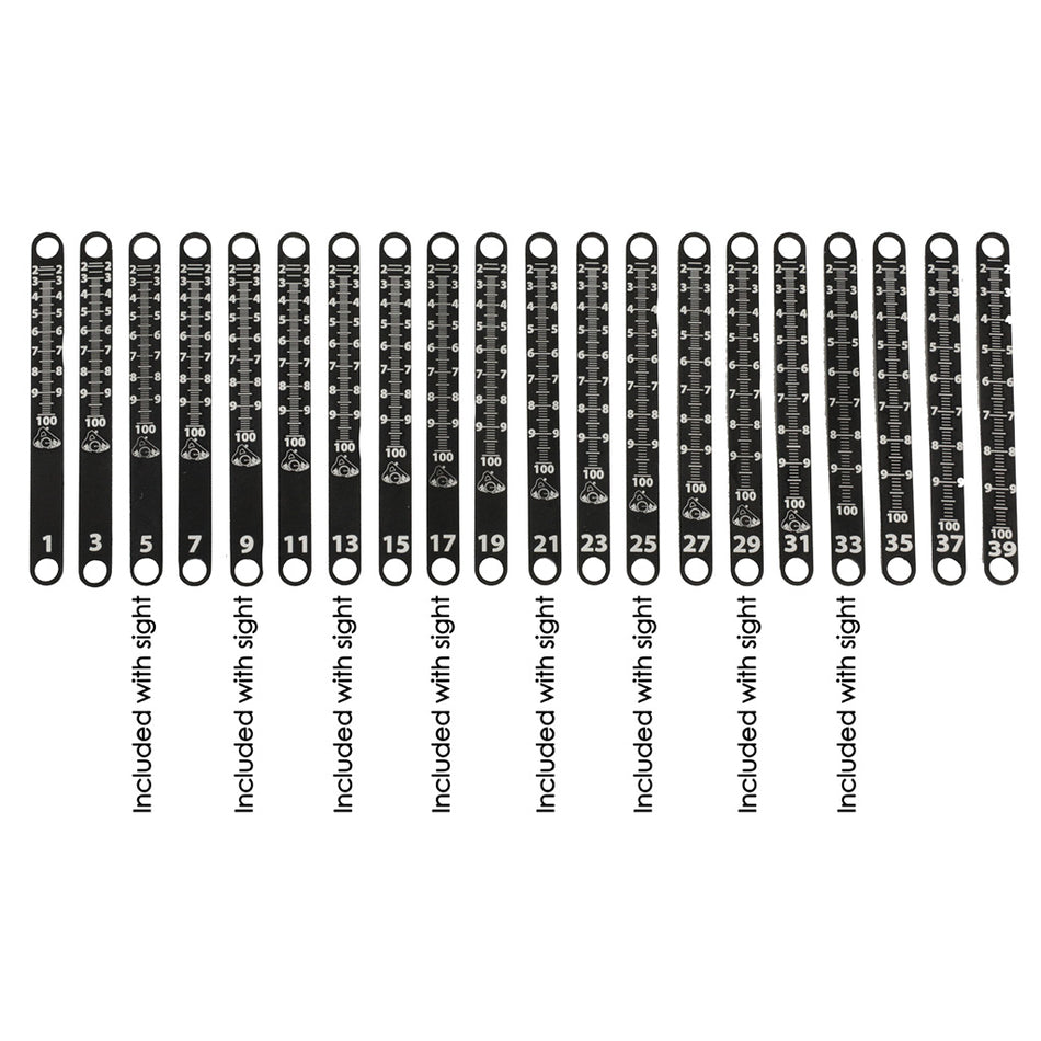 Axcel Achieve XP Metal Scale Sight Tape #35/#36
