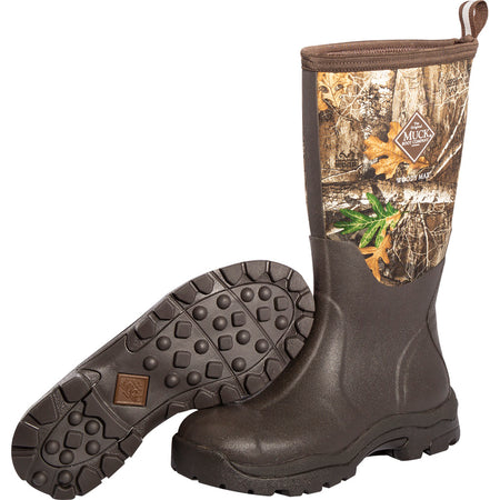 Muck Womens Woody PK Rubber Boot Realtree Edge Size 8