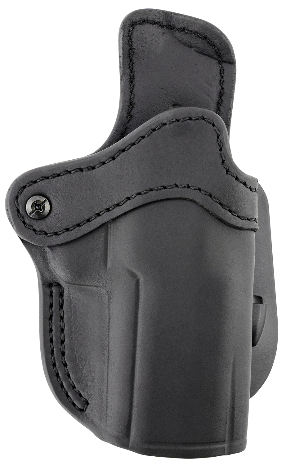 1791 Gunleather OWB BH2.4 Optic Ready Stealth Black Leather Paddle Holster for Sig P320/Springfield XD-M/Walther PPQ