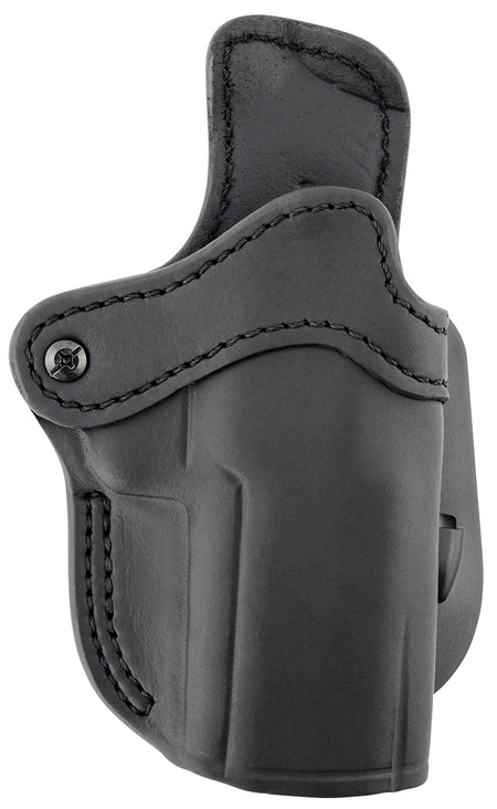 1791 Gunleather OWB BH2.4 Optic Ready Stealth Black Leather Paddle Holster for Sig P320/Springfield XD-M/Walther PPQ