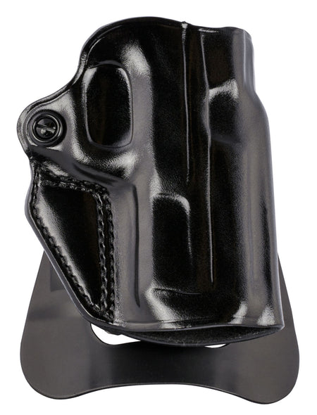 Galco Speed Master 2.0 SM2858B Black Leather OWB Paddle Holster for S&W M&P Shield EZ, Right Hand