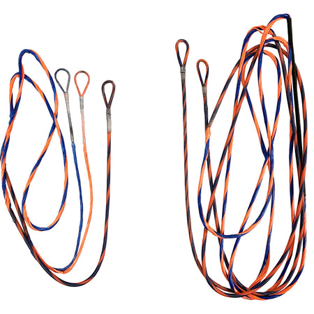 Genesis Bow Premium String and Cable Set Blue/Flo Orange by FirstString