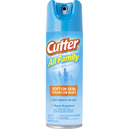 Cutter All Family DEET Insect Repellent Aerosol 6 oz. Formula