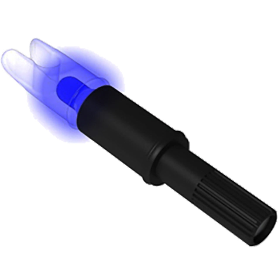 NAP Thunderglo Blue Lighted Arrow Nocks Universal Fit 3 pk.