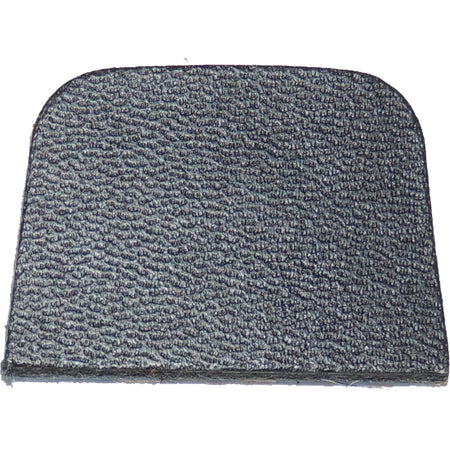 Cir-Cut Traditional Bow Black Leather Strike Plate Adhesive Backed