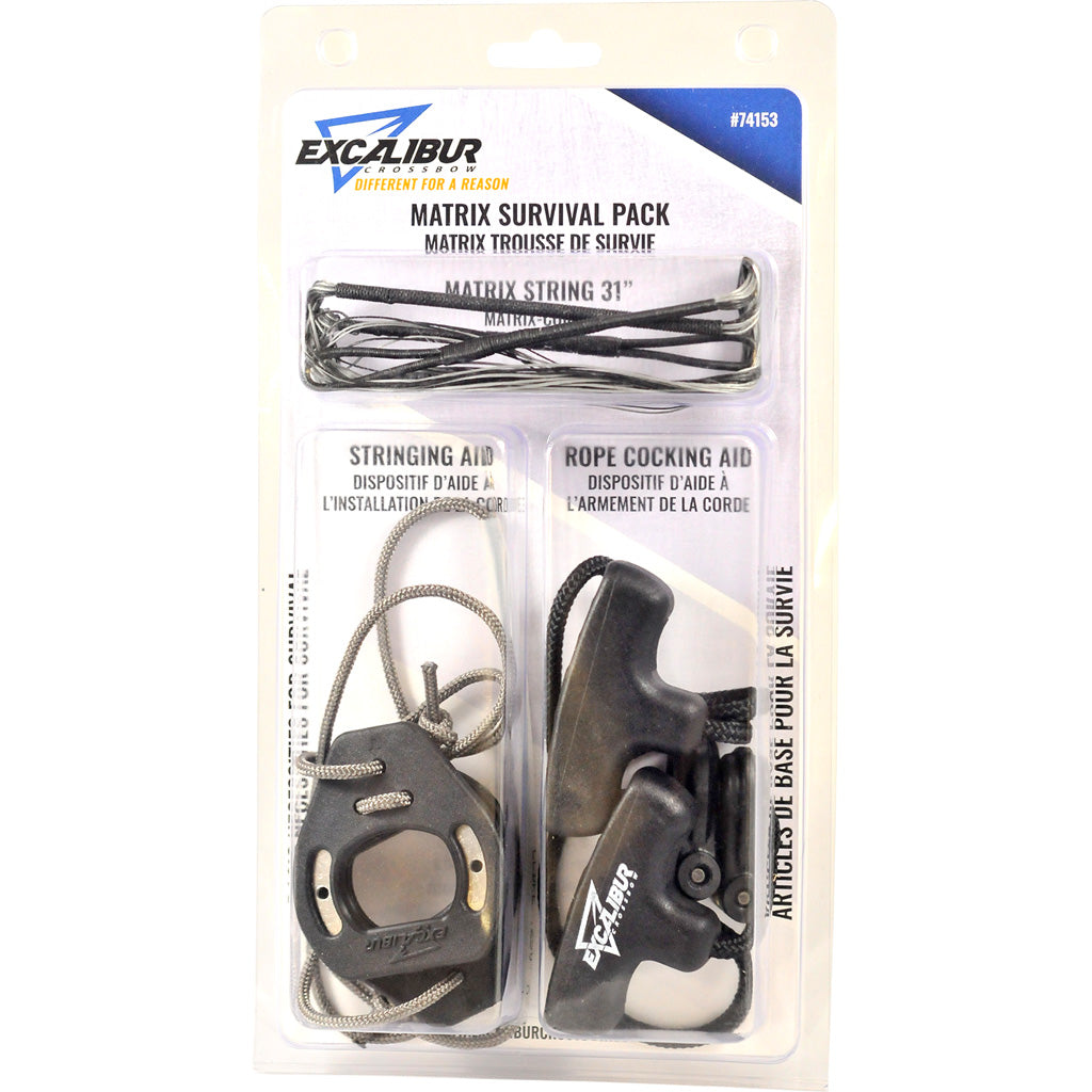 Excalibur Matrix Survival Field Pack with String, Rope Cocking Aid and Stringing Aid