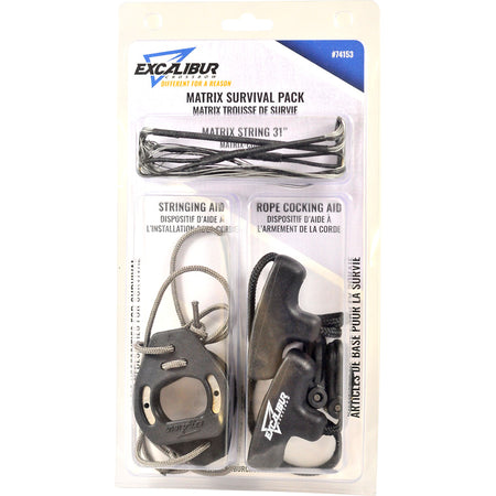 Excalibur Matrix Survival Field Pack with String, Rope Cocking Aid and Stringing Aid