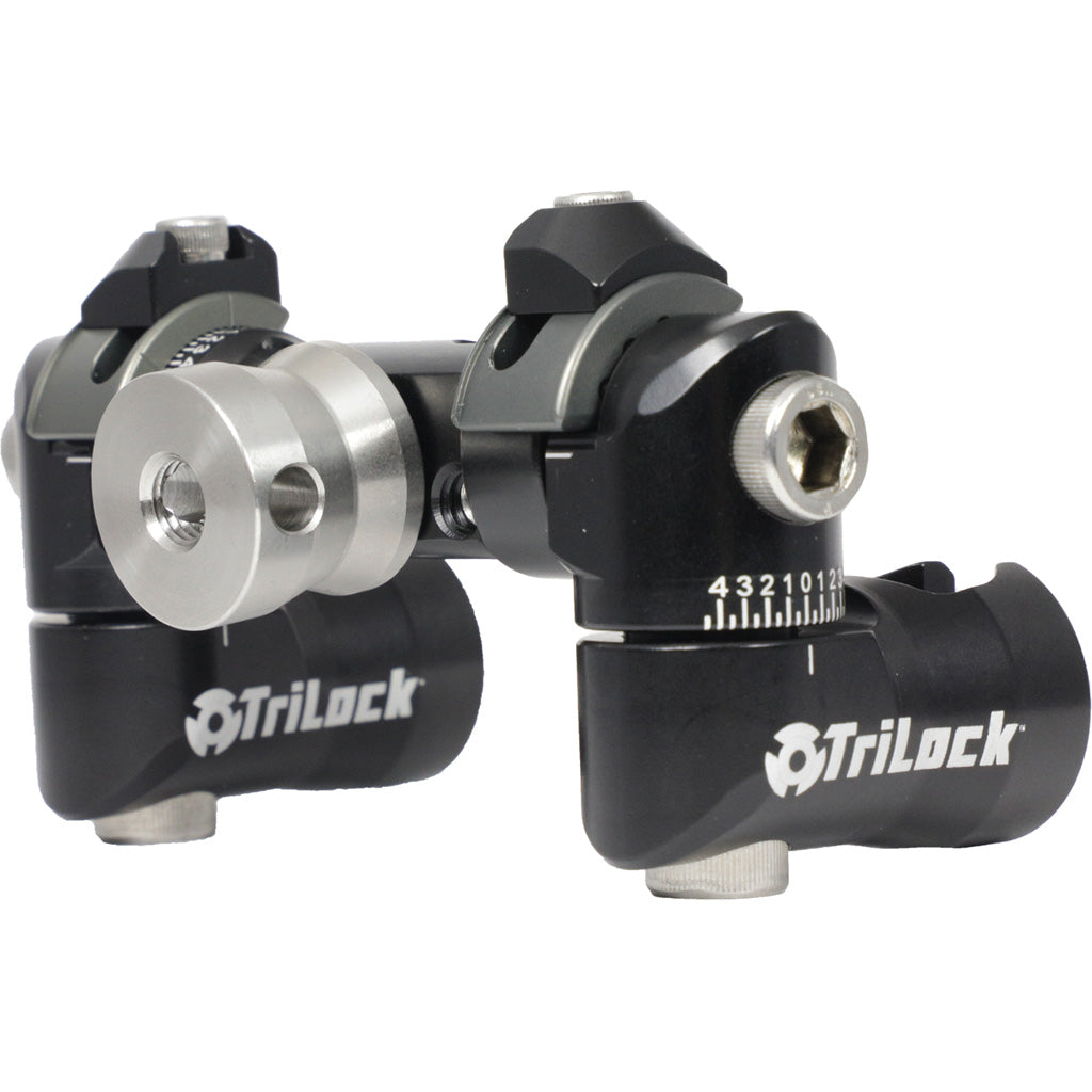Axcel TriLock Black Adjustable V-Bar Mount for Bow Stabilizers