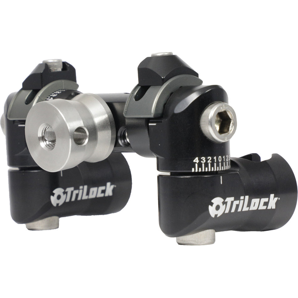 Axcel TriLock Black Adjustable V-Bar Mount for Bow Stabilizers