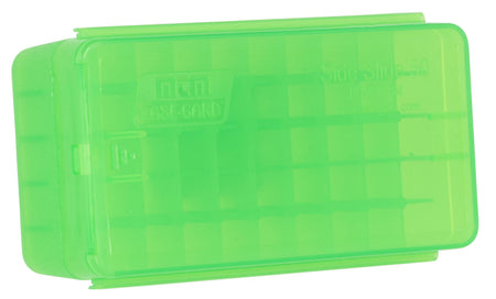 MTM P50SS9M16 Side-Slide Ammo Box Multi-Caliber Handgun Clear Green Plastic 50rd