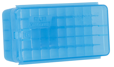 MTM P50SS9M24 Side-Slide Ammo Box Multi-Caliber Handgun Clear Blue Plastic 50rd