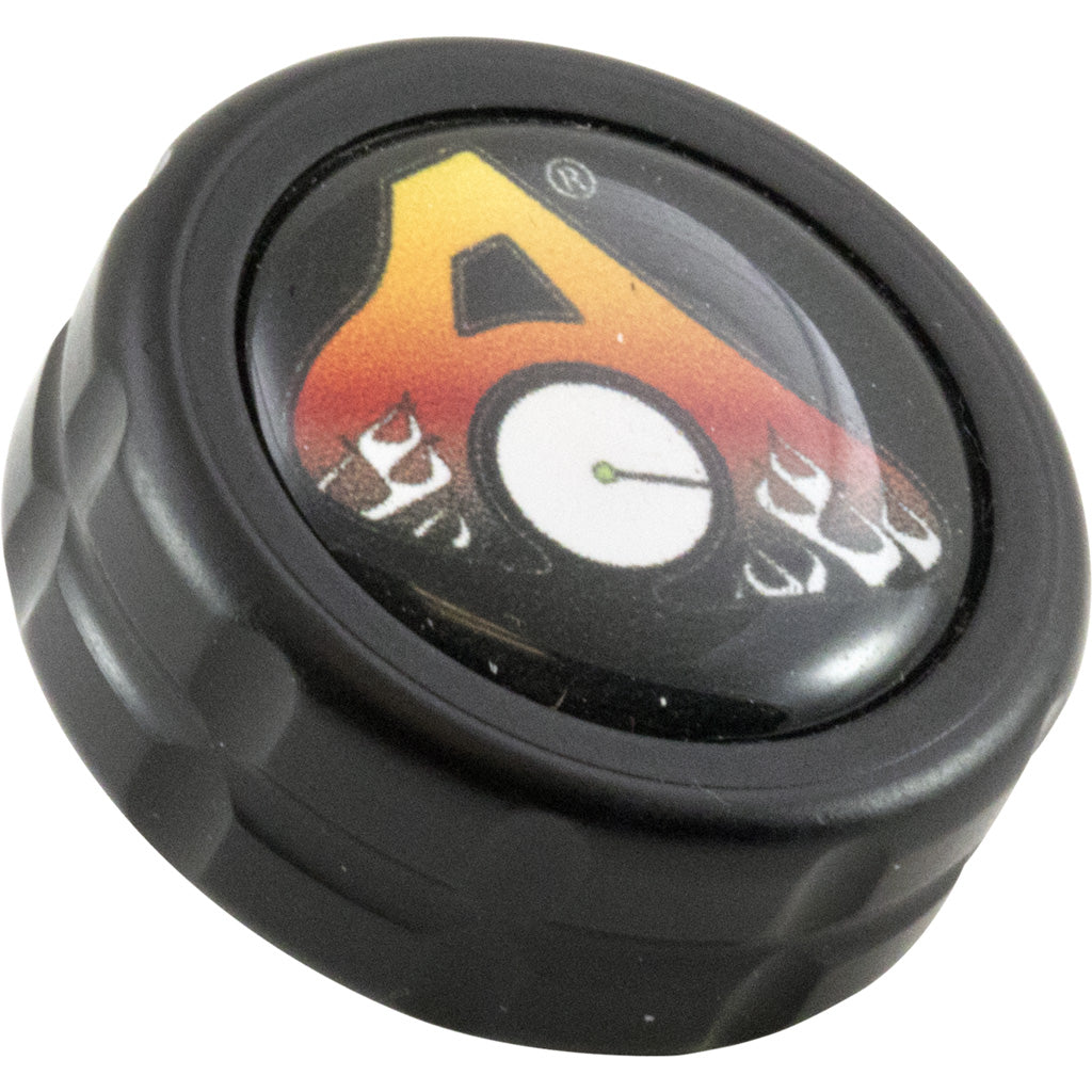 Axcel 1 in. Aluminum Black Stabilizer End Cap 0.3 oz.