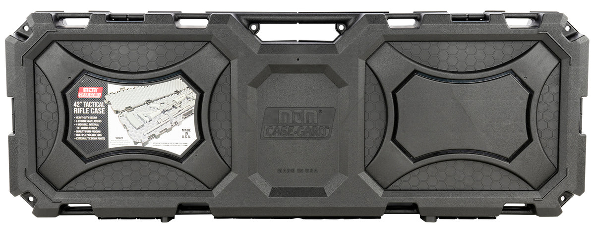 MTM Case-Gard RC42T 42-Inch Black Tactical Hard Case 2-Rifle Capacity