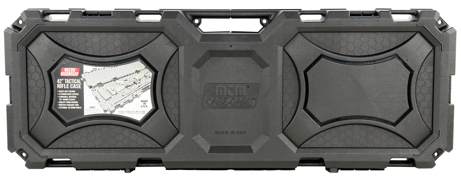 MTM Case-Gard RC42T 42-Inch Black Tactical Hard Case 2-Rifle Capacity