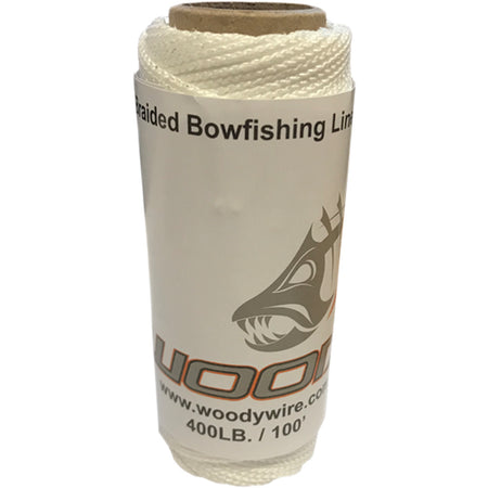 Woody Wire Bowfishing 400 lb Braid Line 100 ft. for AMS Retrievers