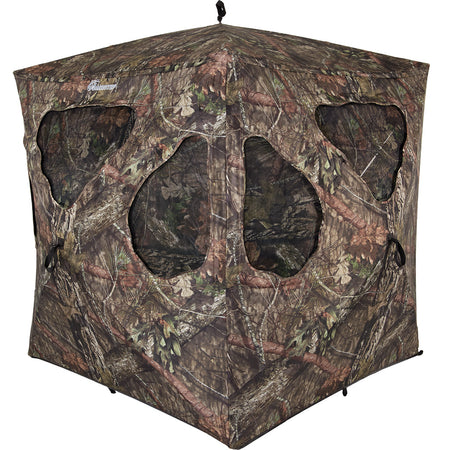 Ameristep Silent Brick House Blind with ShadowGuard Coating Mossy Oak