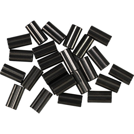 Cupped Decoy Rigging Cord Crimps Anodized Aluminum 24 Pack