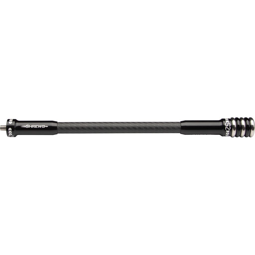 Shrewd S2 Matte Black Bow Stabilizer 10 in.