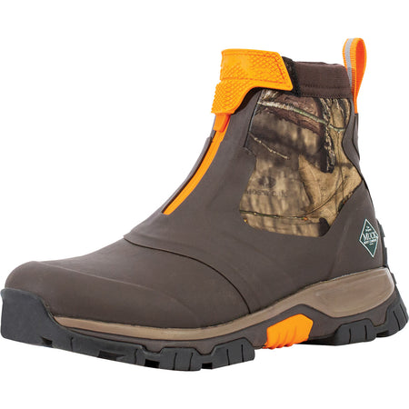 Muck Apex Mid Waterproof Zip Boot Brown Mossy Oak Size 10