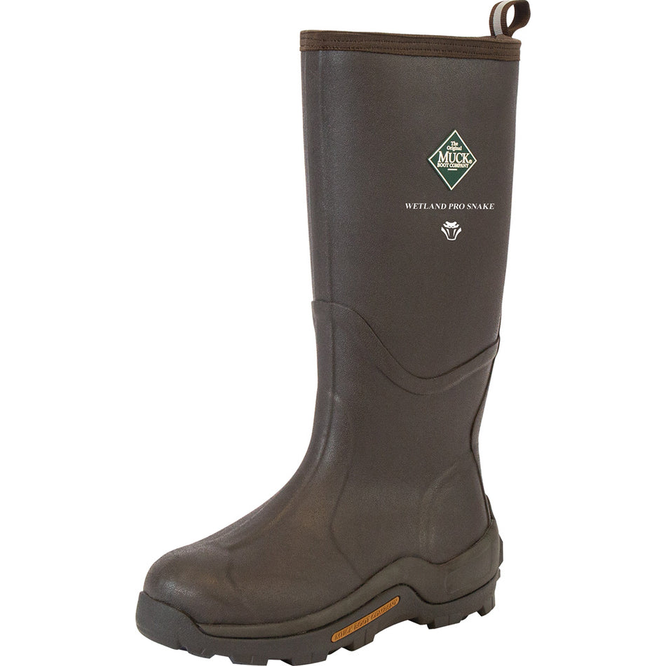 Muck Wetland Pro Snake Strike Resistant Boot Brown Size 10