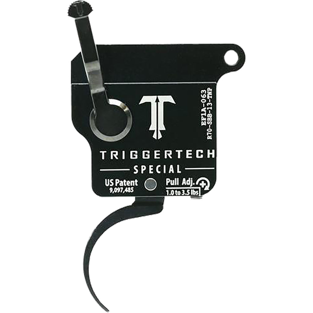 TriggerTech Rem 700 Special PVD Black Single Stage Pro Curved Trigger RH