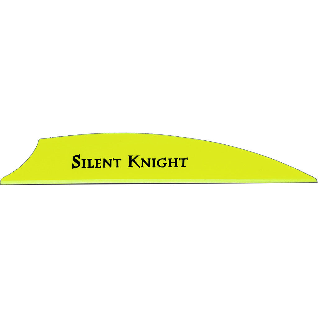 Flex Fletch Silent Knight Flo Yellow Arrow Vanes 3 in. Pack of 36