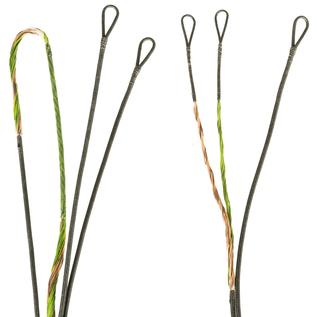 FirstString Premium String & Cable Kit Green/Brown Bowtech Carbon Icon