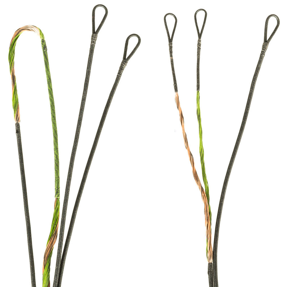 FirstString Premium String & Cable Kit Green/Brown Diamond Edge SB-1