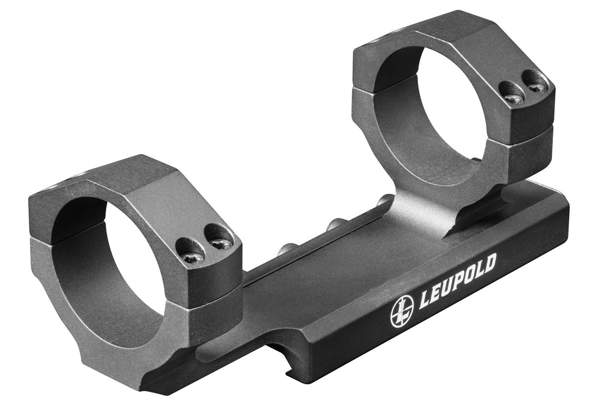 Leupold 177095 Mark AR 1-Piece Integrated Base and Rings Matte Black