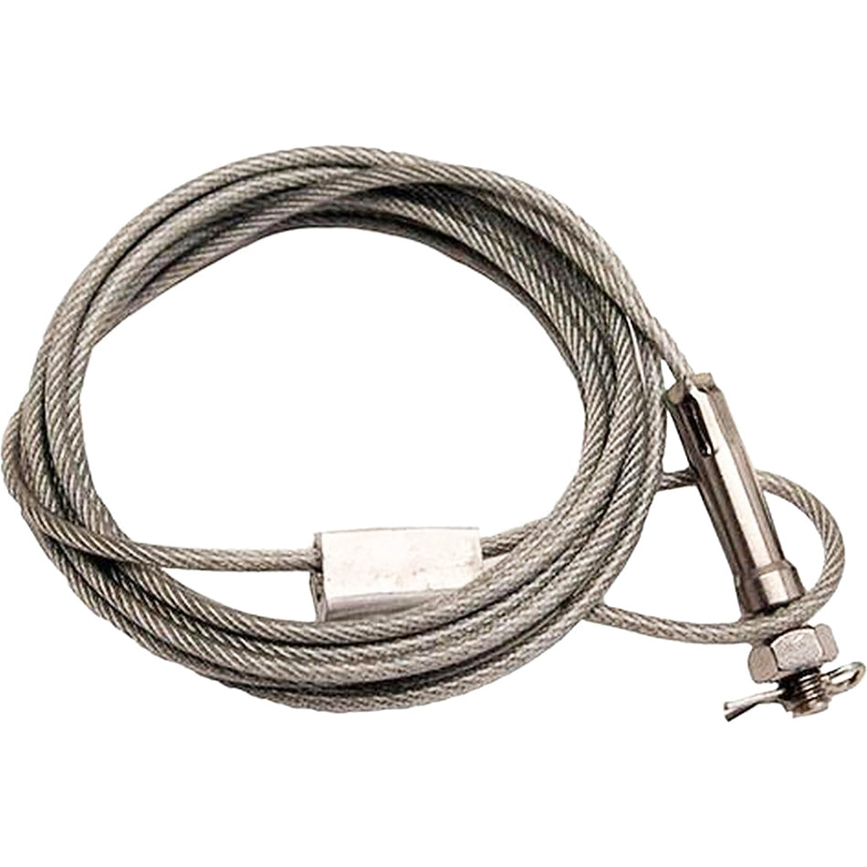 Bulldog Cases Deluxe 6 ft Security Cable Silver Finish