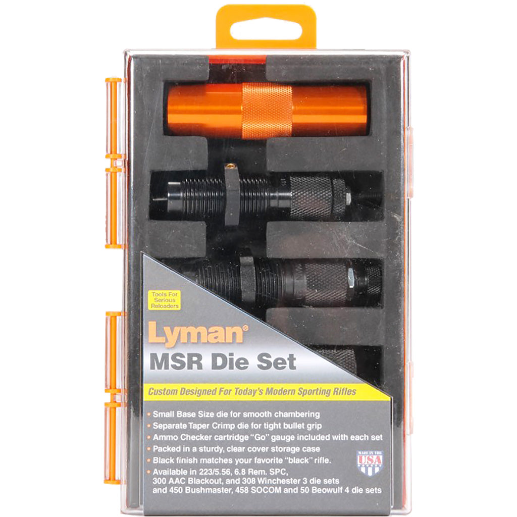 Lyman .224 Valkyrie MSR Precision 3 Piece Reloading Die Set
