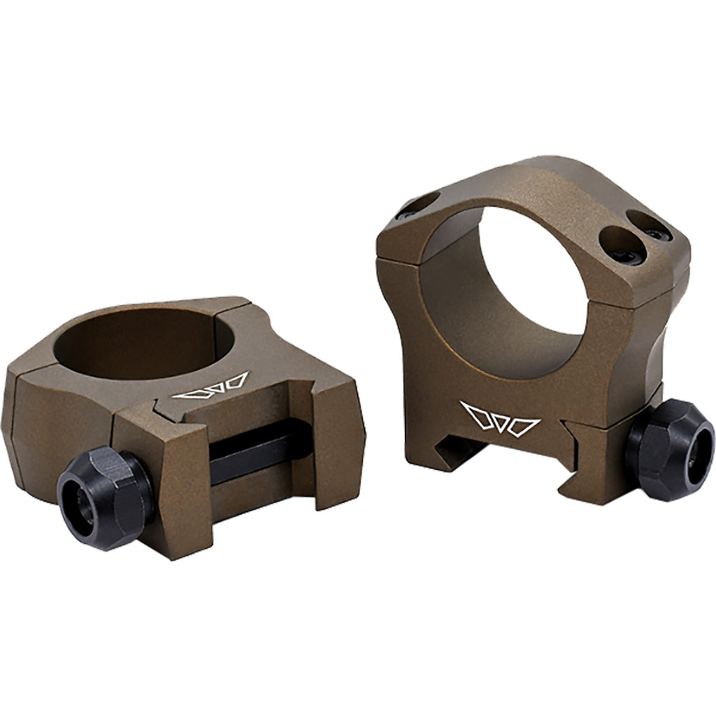 Warne Mountain Tech Scope Rings 1 Inch Medium Burnt Bronze Finish