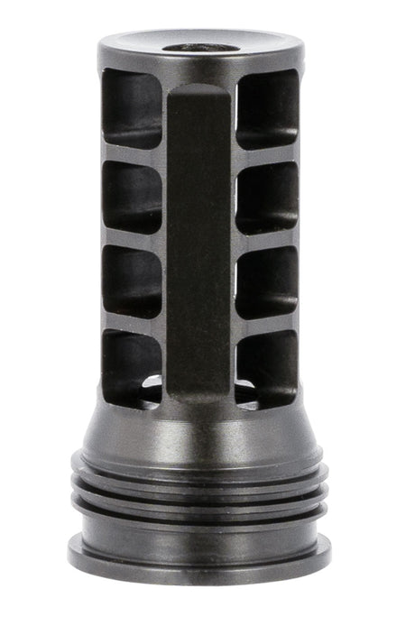 Huxwrx 1574 Black QD 762 Muzzle Brake 5/8"-24 TPI 1.20" Diameter 30 Cal AR-Platform