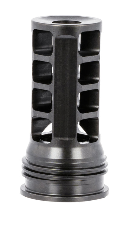 Huxwrx 1598 Black QD 338 Muzzle Brake 3/4"-24 TPI 2.30" OAL AR-Platform