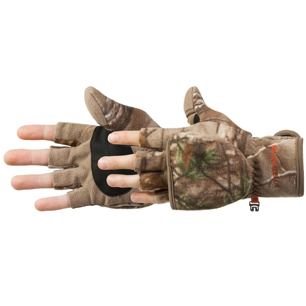 Manzella X-Large Bowhunter Convertible Hunting Glove Mitten Realtree Edge