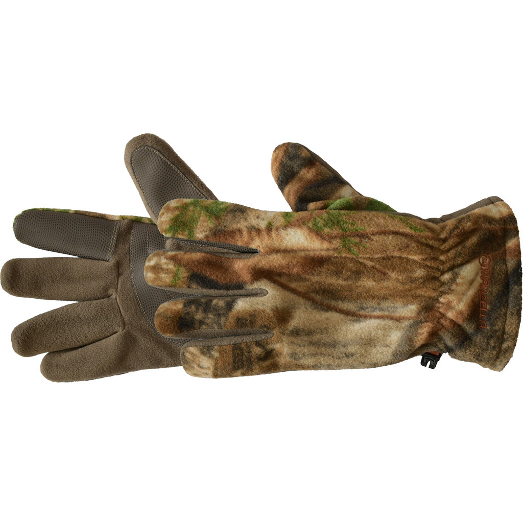 Manzella Hunter Water-Resistant Fleece Gloves Large Realtree Edge