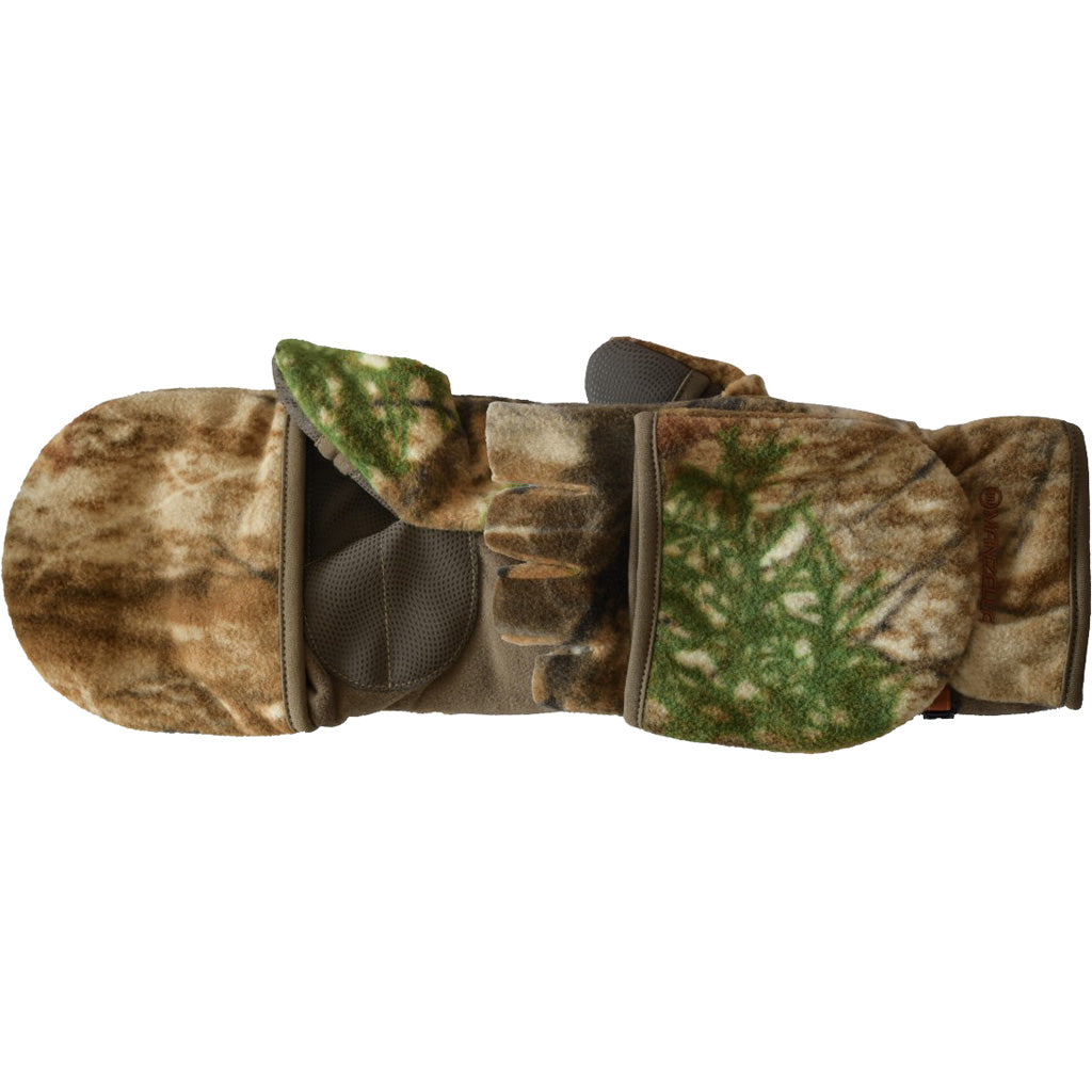 Manzella Hunter Water-Resistant Fleece Gloves X-Large Realtree Edge