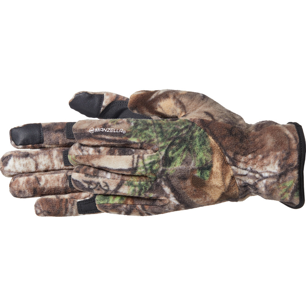 Manzella Lakewood Fleece Touchtip Glove L/XL Realtree Edge Camo