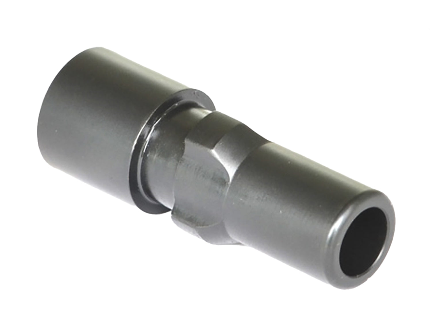 Griffin Armament 3-Lug HK Pattern Muzzle Adapter 9mm Luger M13.5x1 LH Stainless Steel Melonite Black