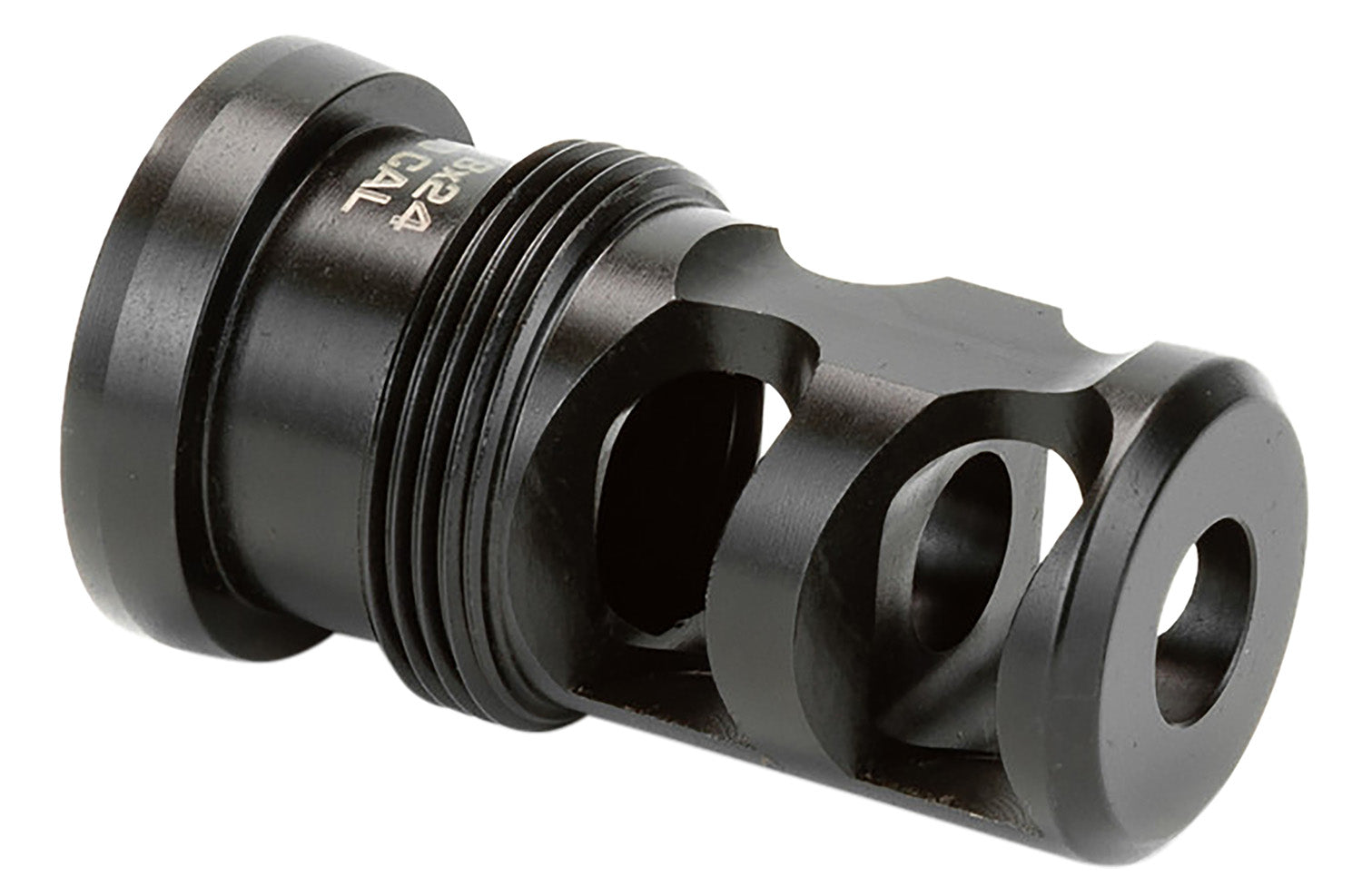 Griffin Armament Paladin 2 Port Taper Mount Muzzle Brake TMPB65MM5824 6.5mm Black Melonite 17-4 Stainless Steel
