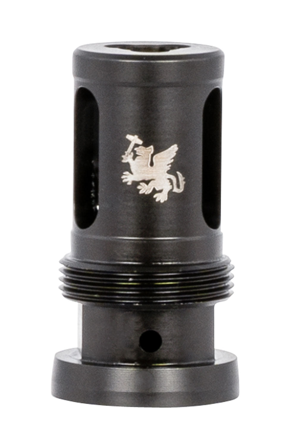 Griffin Armament Taper Mount Hammer Comp TMHC305824 30 Cal 5/8"-24 tpi Black 17-4 Stainless 1.08" Diameter