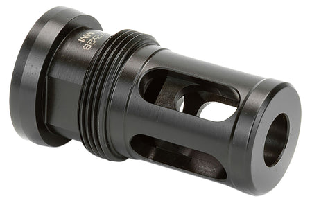 Griffin Armament Taper Mount Hammer Comp GATMHC556 22 Cal 1/2"-28 tpi Black Stainless 1.08" Diameter